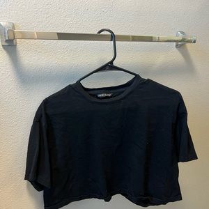 Black crop top